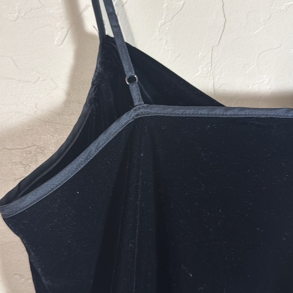 Banana republic cowl velvet mini dress 90s style spaghetti strap dress - Picture 4 of 8